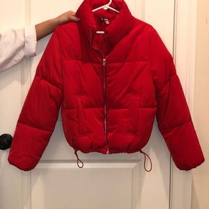 Red Puffer Jacket